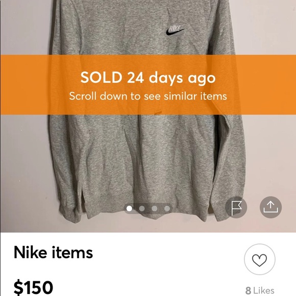 SOLD nike crew neck - new with tag - Picture 5 of 7